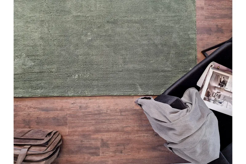 Soft Wiltontæppe 300x400 cm - Smaragdgrøn - Tekstiler - Tæpper - Moderne tæppe - Wiltontæpper