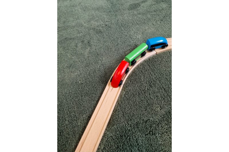 Soft Wiltontæppe 80x150 cm Oval - Smaragdgrøn - Tekstiler - Tæpper - Moderne tæppe - Wiltontæpper