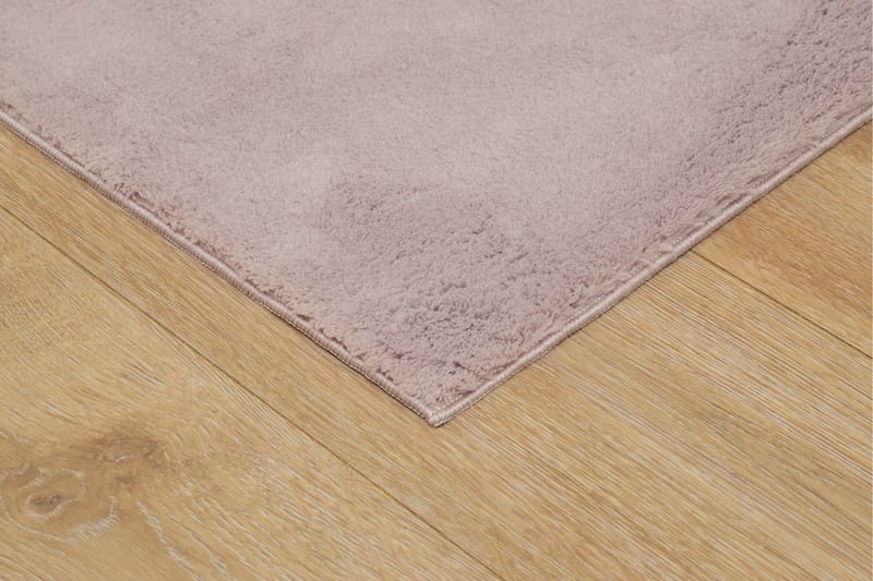 Soft Wiltontæppe 80x230 cm Oval - Rosa - Tekstiler - Tæpper - Moderne tæppe - Wiltontæpper