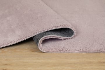 Soft Wiltontæppe 80x230 cm Oval - Rosa - Tekstiler - Tæpper - Moderne tæppe - Wiltontæpper