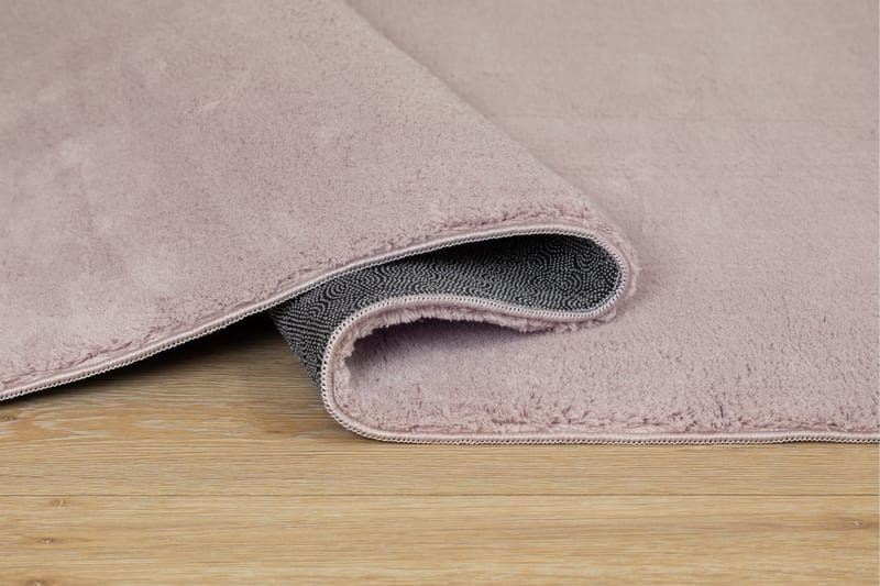 Soft Wiltontæppe 80x230 cm Oval - Rosa - Tekstiler - Tæpper - Moderne tæppe - Wiltontæpper