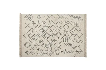 Somek Bomuldstæppe 160x230 cm - Beige - Tekstiler - Tæpper - Moderne tæppe - Bomuldstæpper