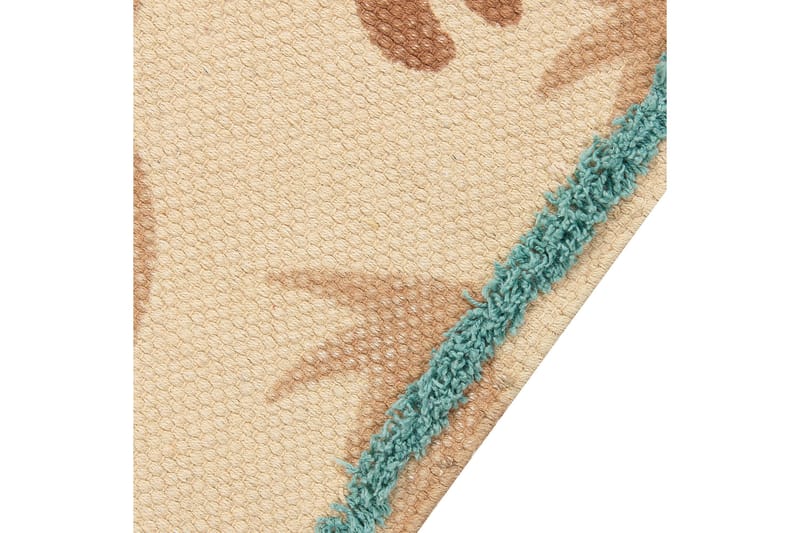 Stabat Bomuldstæppe 80x150 cm - Orange - Tekstiler - Tæpper - Moderne tæppe - Bomuldstæpper