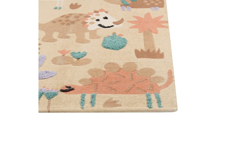 Stabat Bomuldstæppe 80x150 cm - Orange - Tekstiler - Tæpper - Moderne tæppe - Bomuldstæpper