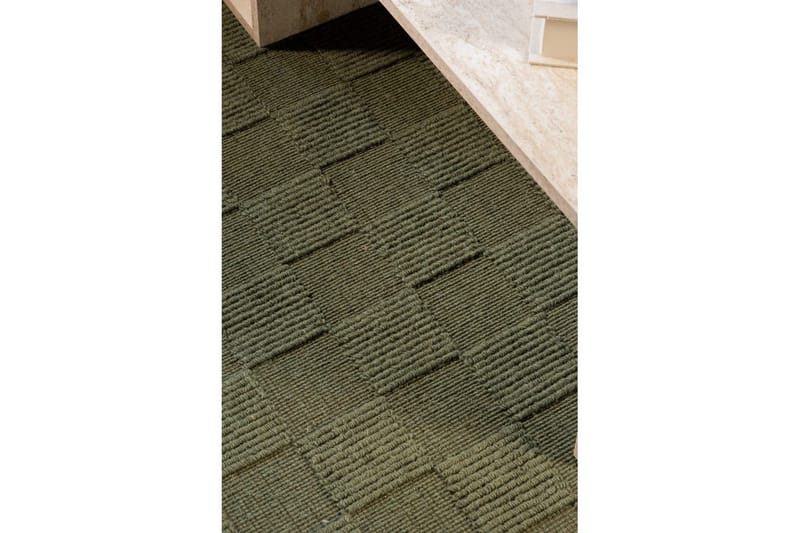 Sydney Uldtæppe 160x230 cm - Grøn - Tekstiler - Tæpper - Moderne tæppe - Uldtæppe