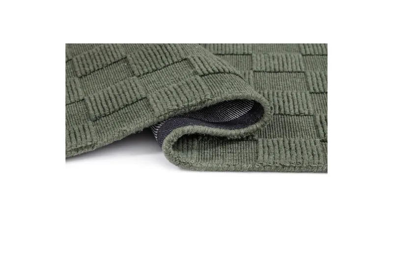 Sydney Uldtæppe 160x230 cm - Grøn - Tekstiler - Tæpper - Moderne tæppe - Uldtæppe