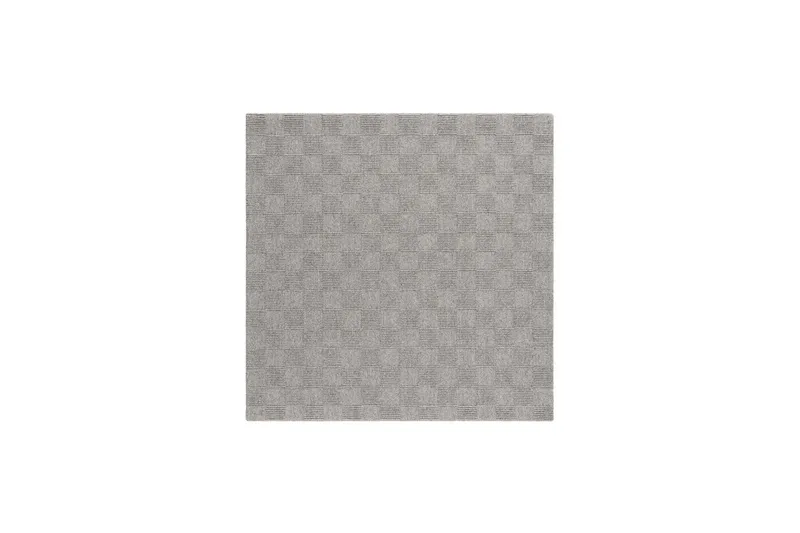 Sydney Uldtæppe 200x200 cm - Grå - Tekstiler - Tæpper - Moderne tæppe - Uldtæppe
