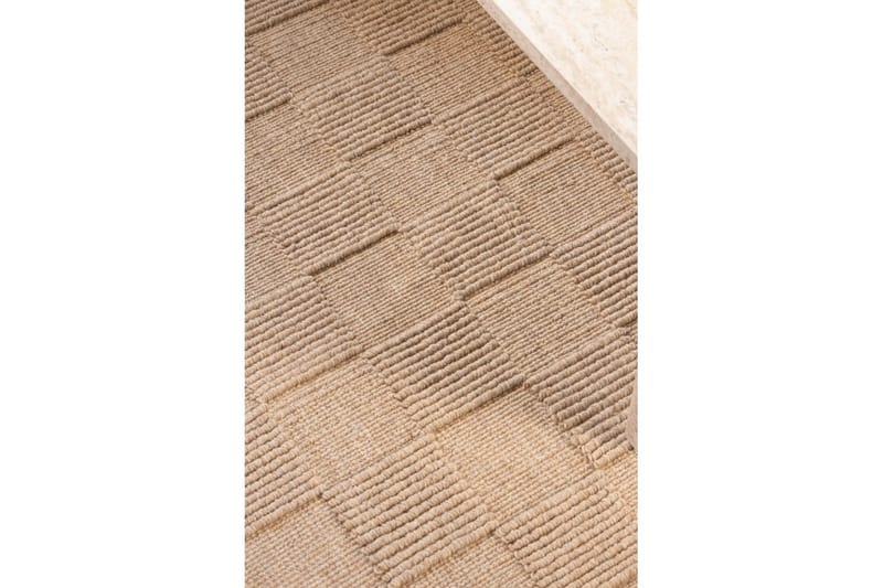 Sydney Uldtæppe 200x300 cm - Beige - Tekstiler - Tæpper - Moderne tæppe - Uldtæppe