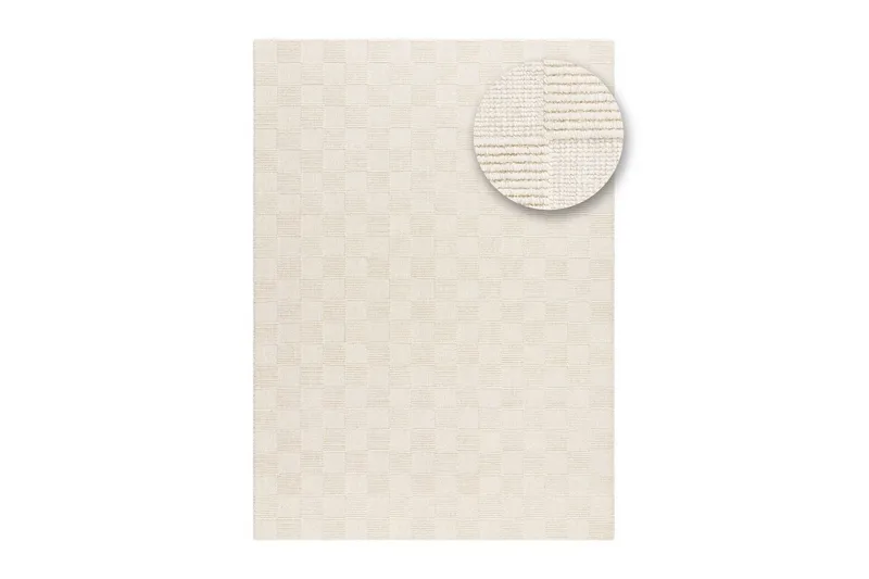 Sydney Uldtæppe 200x300 cm - Beige - Tekstiler - Tæpper - Moderne tæppe - Uldtæppe