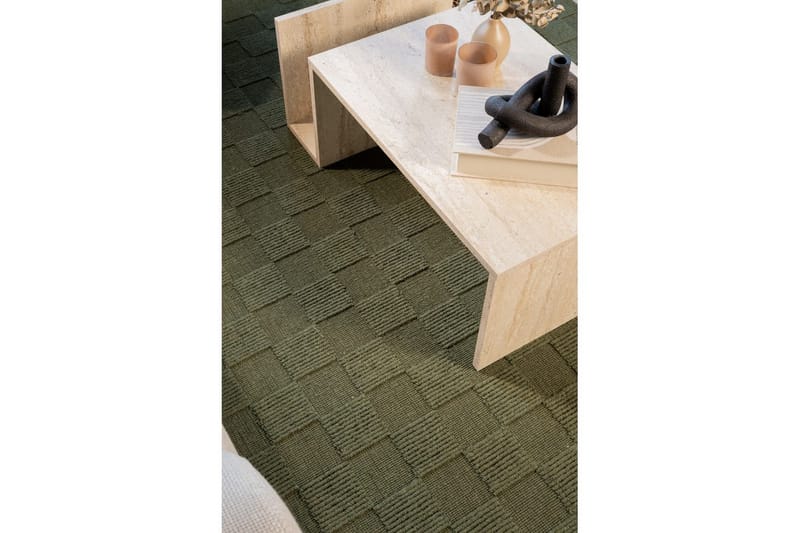 Sydney Uldtæppe 200x300 cm - Grøn - Tekstiler - Tæpper - Moderne tæppe - Uldtæppe