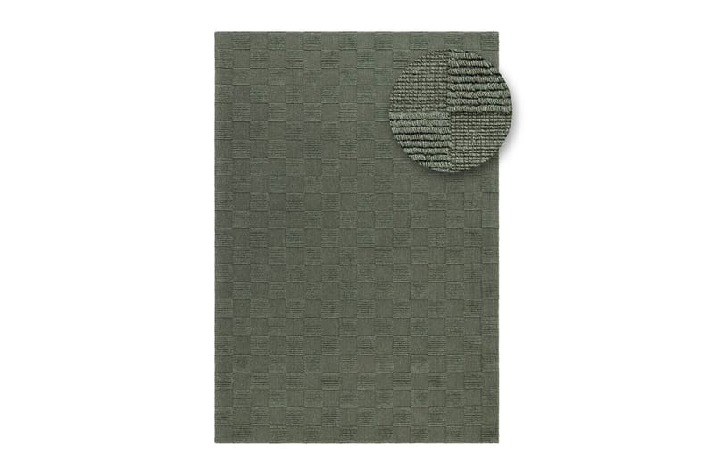 Sydney Uldtæppe 200x300 cm - Grøn - Tekstiler - Tæpper - Moderne tæppe - Uldtæppe