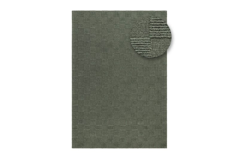 Sydney Uldtæppe 200x300 cm - Grøn - Tekstiler - Tæpper - Moderne tæppe - Uldtæppe