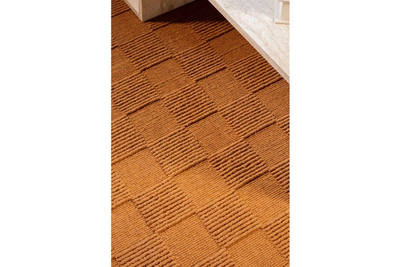 Sydney Uldtæppe 200x300 cm - Orange - Tekstiler - Tæpper - Moderne tæppe - Uldtæppe