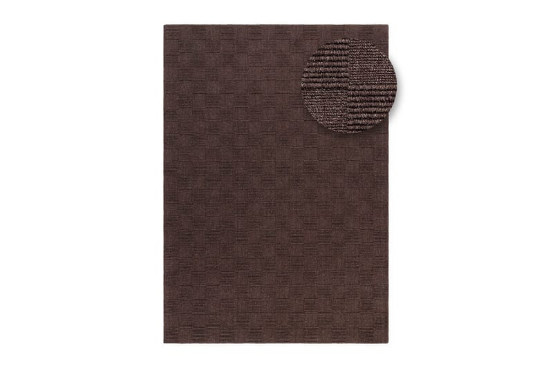 Sydney Uldtæppe 240x340 cm - Brun - Tekstiler - Tæpper - Moderne tæppe - Uldtæppe
