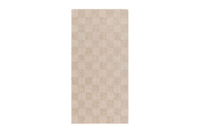 Sydney Uldtæppe 80x150 cm - Beige - Tekstiler - Tæpper - Moderne tæppe - Uldtæppe