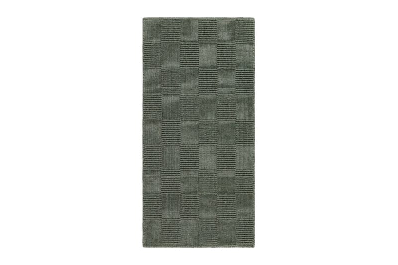 Sydney Uldtæppe 80x150 cm - Grøn - Tekstiler - Tæpper - Moderne tæppe - Uldtæppe