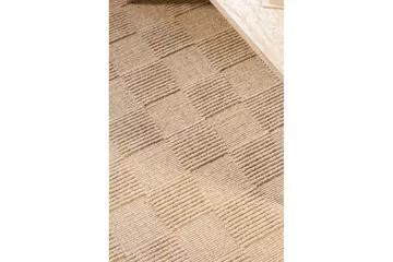 Sydney Uldtæppe 80x250 cm - Beige - Tekstiler - Tæpper - Moderne tæppe - Uldtæppe