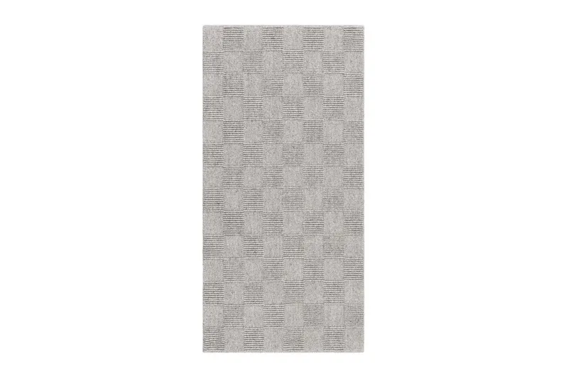 Sydney Uldtæppe 80x250 cm - Grå - Tekstiler - Tæpper - Moderne tæppe - Uldtæppe