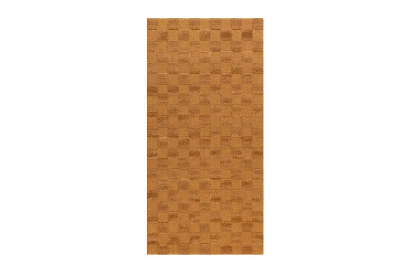 Sydney Uldtæppe 80x250 cm - Orange - Tekstiler - Tæpper - Moderne tæppe - Uldtæppe