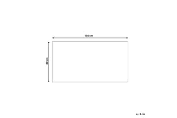 Synopa Ryetæppe 80x150 cm - Sort/hvid - Tekstiler - Tæpper - Moderne tæppe - Bomuldstæpper