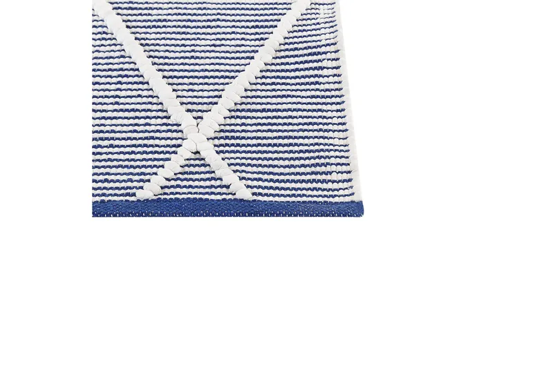 Synopa Ryetæppe 80x150 cm - Sort/hvid - Tekstiler - Tæpper - Moderne tæppe - Ryatæpper