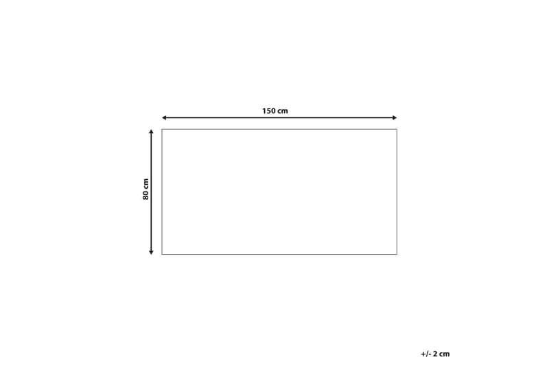 Synopa Ryetæppe 80x150 cm - Sort/hvid - Tekstiler - Tæpper - Moderne tæppe - Ryatæpper