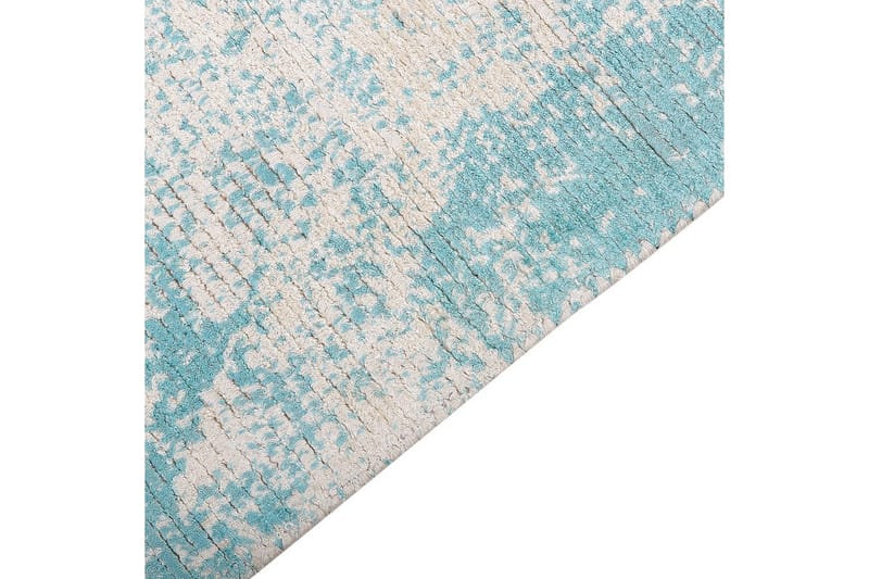 Tæppe Akarsu - Blå, beige, 140x200 cm - Tekstiler - Tæpper - Moderne tæppe - Viskosetæpper & kunstsilketæpper