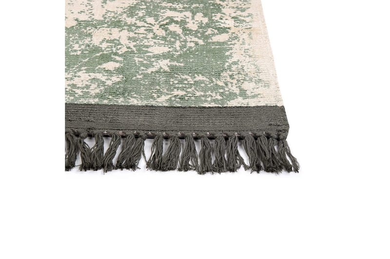 Tæppe Akarsu - Grøn, sort, beige, 160x230 cm - Tekstiler - Tæpper - Moderne tæppe - Viskosetæpper & kunstsilketæpper
