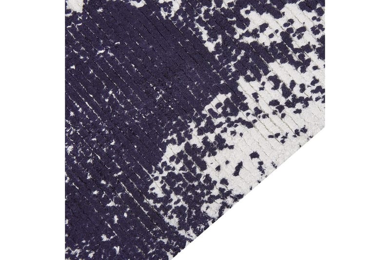 Tæppe Akarsu - Violet, hvid, 80x150 cm - Tekstiler - Tæpper - Moderne tæppe - Viskosetæpper & kunstsilketæpper