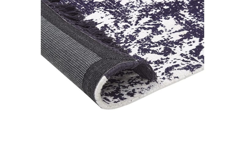 Tæppe Akarsu - Violet, hvid, 80x150 cm - Tekstiler - Tæpper - Moderne tæppe - Viskosetæpper & kunstsilketæpper