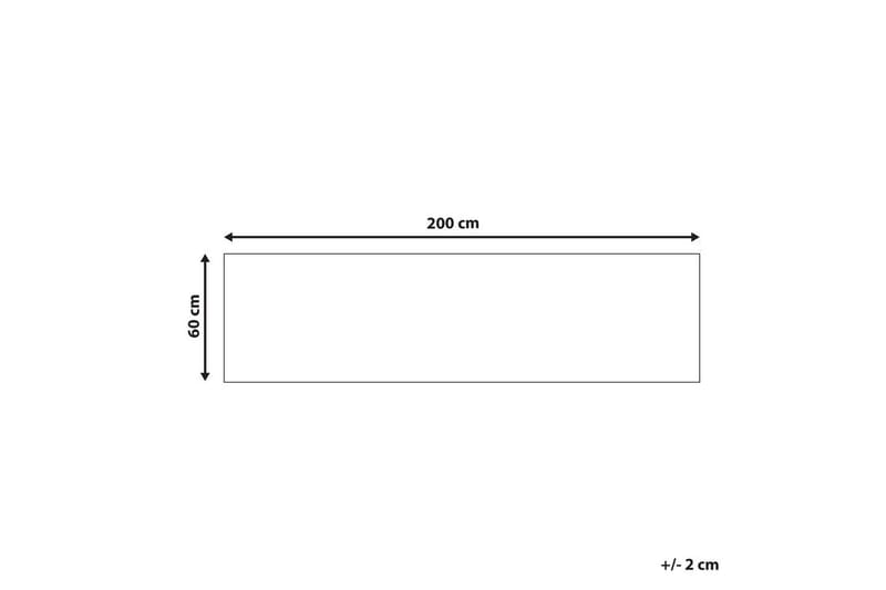 Tæppe Aritas - 60x200 cm - Tekstiler - Tæpper - Moderne tæppe - Gangmåtter