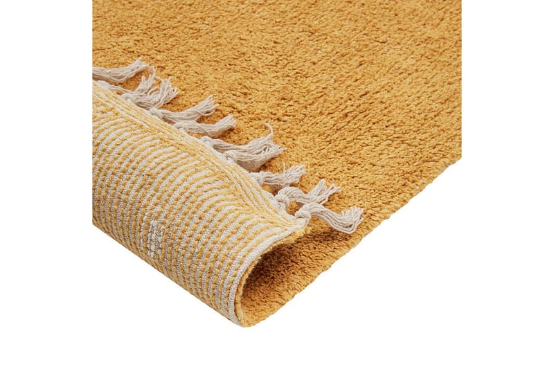 Tæppe Astaf - Gul - Tekstiler - Tæpper - Moderne tæppe - Bomuldstæpper