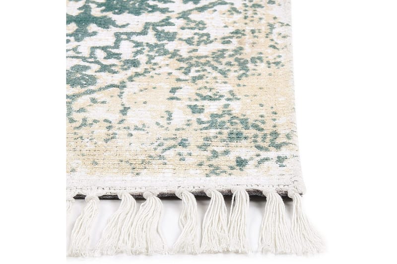 Tæppe Boyali - Beige, Grøn, 160x230 cm - Tekstiler - Tæpper - Moderne tæppe - Viskosetæpper & kunstsilketæpper