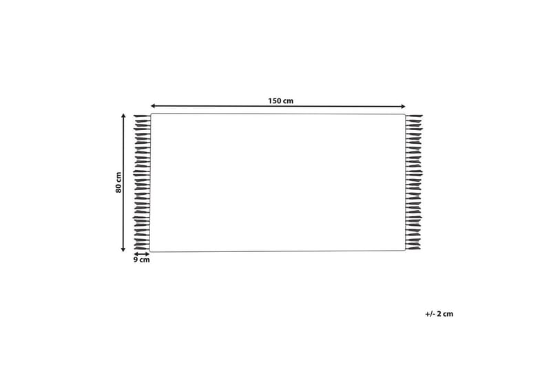 Tæppe Boyali - Beige, Grøn, 80x150 cm - Tekstiler - Tæpper - Moderne tæppe - Viskosetæpper & kunstsilketæpper