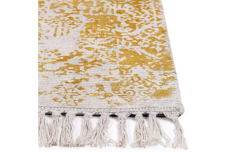 Tæppe Boyali - Beige, gul, 140x200 cm - Tekstiler - Tæpper - Moderne tæppe - Viskosetæpper & kunstsilketæpper