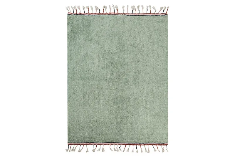 Tæppe Caparli - Grøn - Tekstiler - Tæpper - Moderne tæppe - Bomuldstæpper
