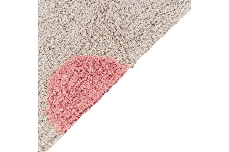 Tæppe Dardere - Beige, Rosa - Tekstiler - Tæpper - Moderne tæppe - Bomuldstæpper