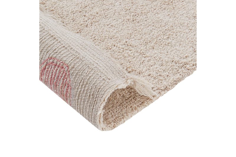 Tæppe Dardere - Beige, Rosa - Tekstiler - Tæpper - Moderne tæppe - Bomuldstæpper
