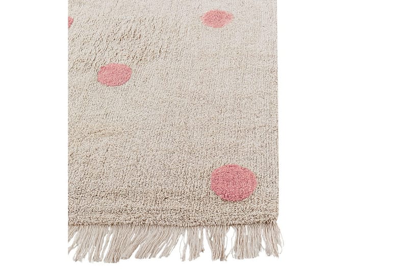 Tæppe Dardere - Beige, Rosa - Tekstiler - Tæpper - Moderne tæppe - Bomuldstæpper