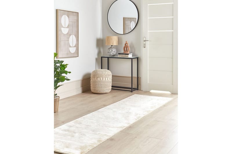 Tæppe Gesi II - Beige, 80x300 cm - Tekstiler - Tæpper - Moderne tæppe - Gangmåtter