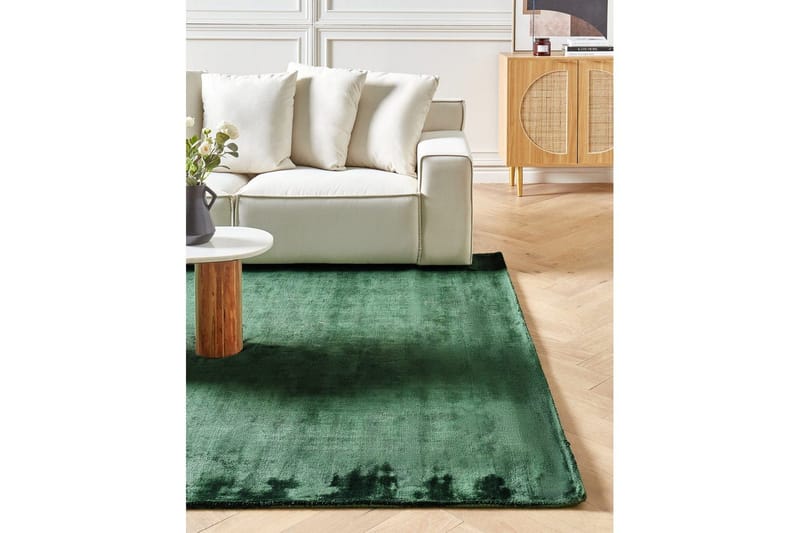 Tæppe Gesi II - Grøn, 200x300 cm - Tekstiler - Tæpper - Moderne tæppe - Viskosetæpper & kunstsilketæpper