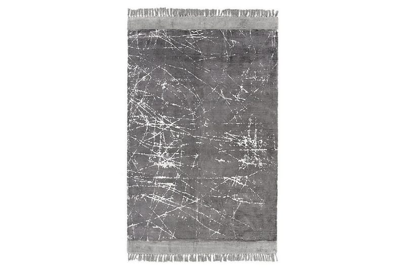 Tæppe Hanli, Grå, hvid, 140x200 cm