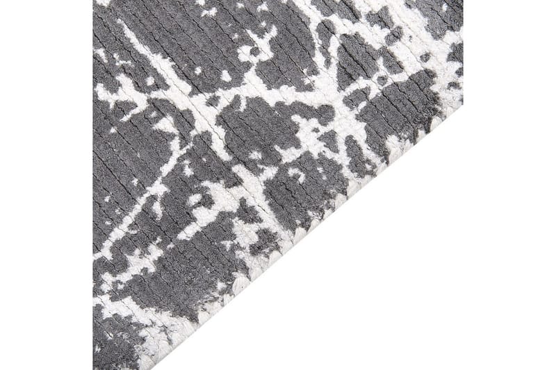 Tæppe Hanli - Grå, hvid, 140x200 cm - Tekstiler - Tæpper - Moderne tæppe - Viskosetæpper & kunstsilketæpper