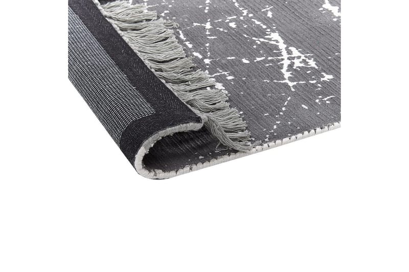 Tæppe Hanli - Grå, hvid, 140x200 cm - Tekstiler - Tæpper - Moderne tæppe - Viskosetæpper & kunstsilketæpper