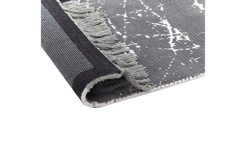 Tæppe Hanli - Grå, hvid, 160x230 cm - Tekstiler - Tæpper - Moderne tæppe - Viskosetæpper & kunstsilketæpper