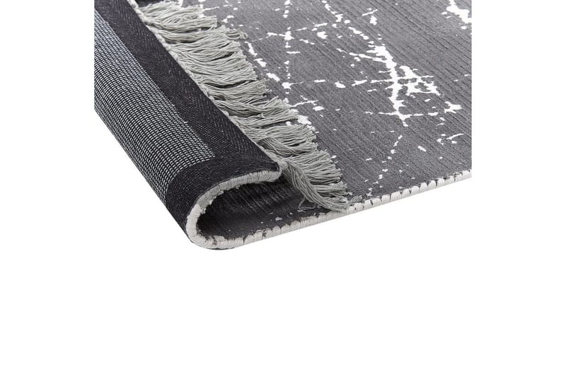 Tæppe Hanli - Grå, hvid, 80x150 cm - Tekstiler - Tæpper - Moderne tæppe - Viskosetæpper & kunstsilketæpper