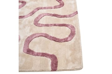 Tæppe Kappar - Beige, Rosa - Tekstiler - Tæpper - Moderne tæppe - Viskosetæpper & kunstsilketæpper