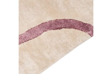Tæppe Kappar - Beige, Rosa - Tekstiler - Tæpper - Moderne tæppe - Viskosetæpper & kunstsilketæpper