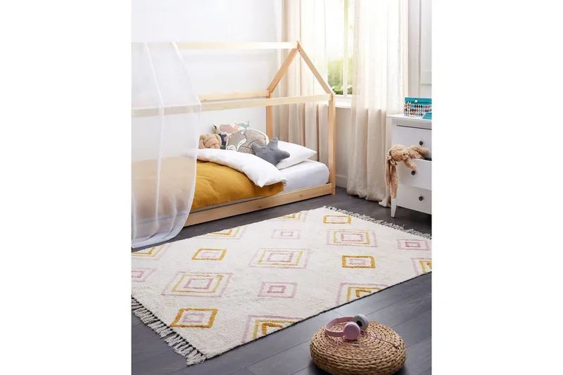 Tæppe Lashe - Tekstiler - Tæpper - Moderne tæppe - Bomuldstæpper