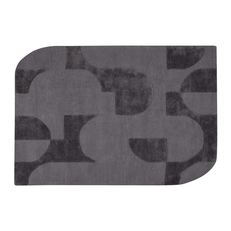 Tæppe Livo 160×160 cm, Grå